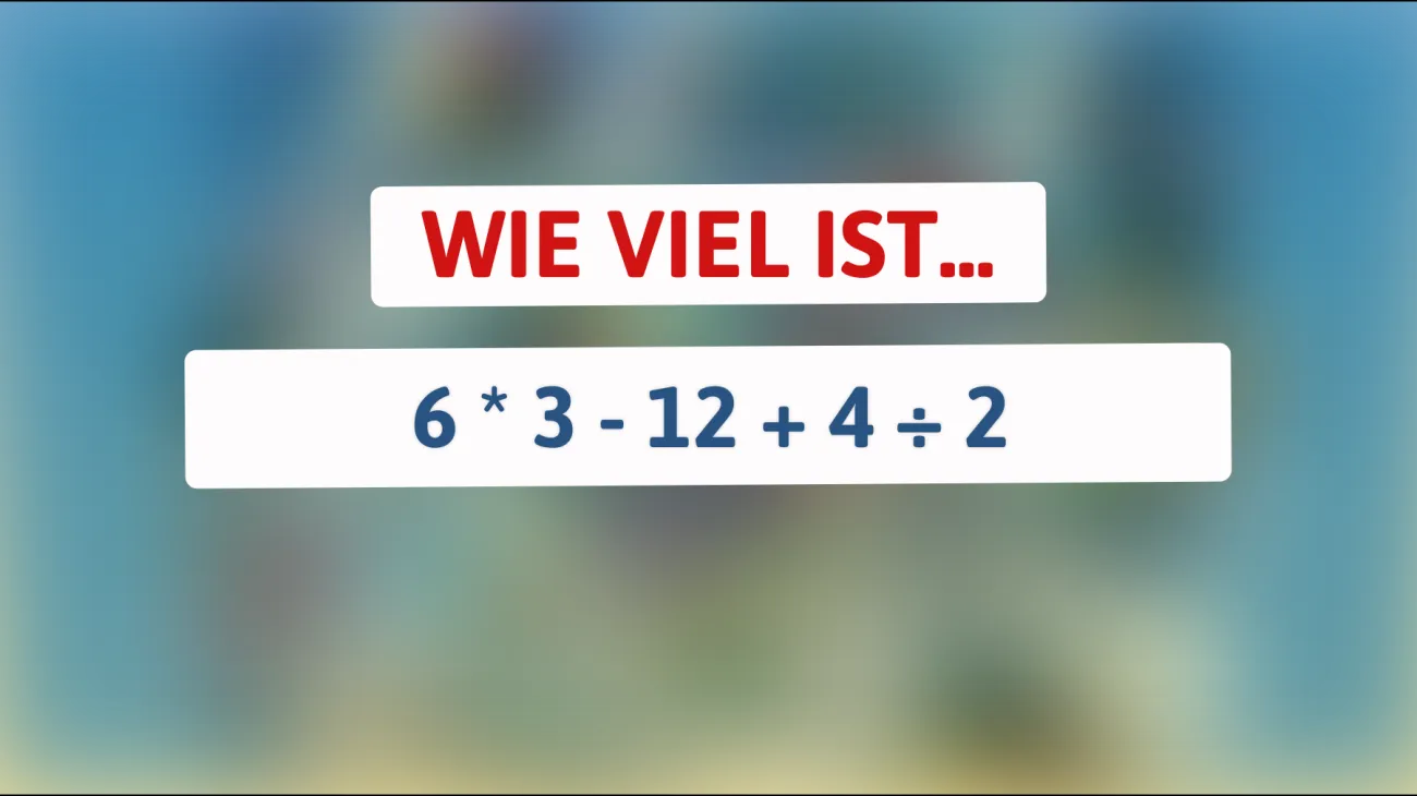Hast du das Zeug zum Rätselmeister? Löse diese mathematische Herausforderung, die nur die Klügsten knacken!"