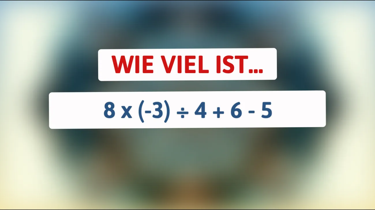 Nur Genies können dieses Mathe-Rätsel in Sekunden lösen – bist du dabei?"
